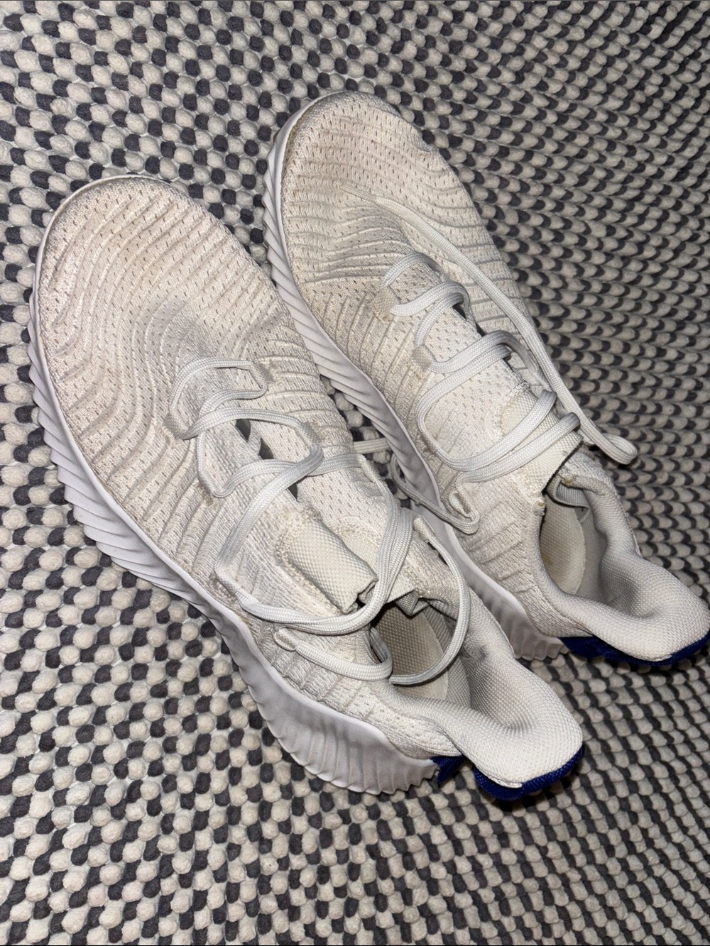 adidas White Athletic Running Shoes